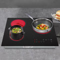 Electric Cooktop 24 inch Built-in Electric Stove Top 110V 2600W Knob Control