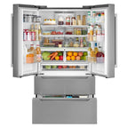 Cosmo 48" Double Oven Gas Range & Dishwasher & French Door Refrigerator Set