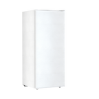Auseo 7 Cu. ft. Upright Freezer with 4 fixed grid shelves, Space Saving, Adjustable Temperature Controls, Garage Ready deep Freezer, Manual Defrost, White