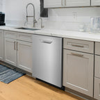 Cosmo 24 in. Vista Collection Built-in Dishwasher, Advanced Sanitize Technology in Stainless Steel