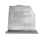 30 in. Insert Range Hood with Push Button Controls in Stainless Steel