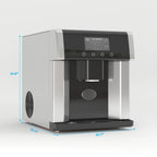 TABU 40Lbs/24H Countertop Ice Maker Machine,3 in 1 Ice Maker with Water Dispenser,Crushed Ice,Black