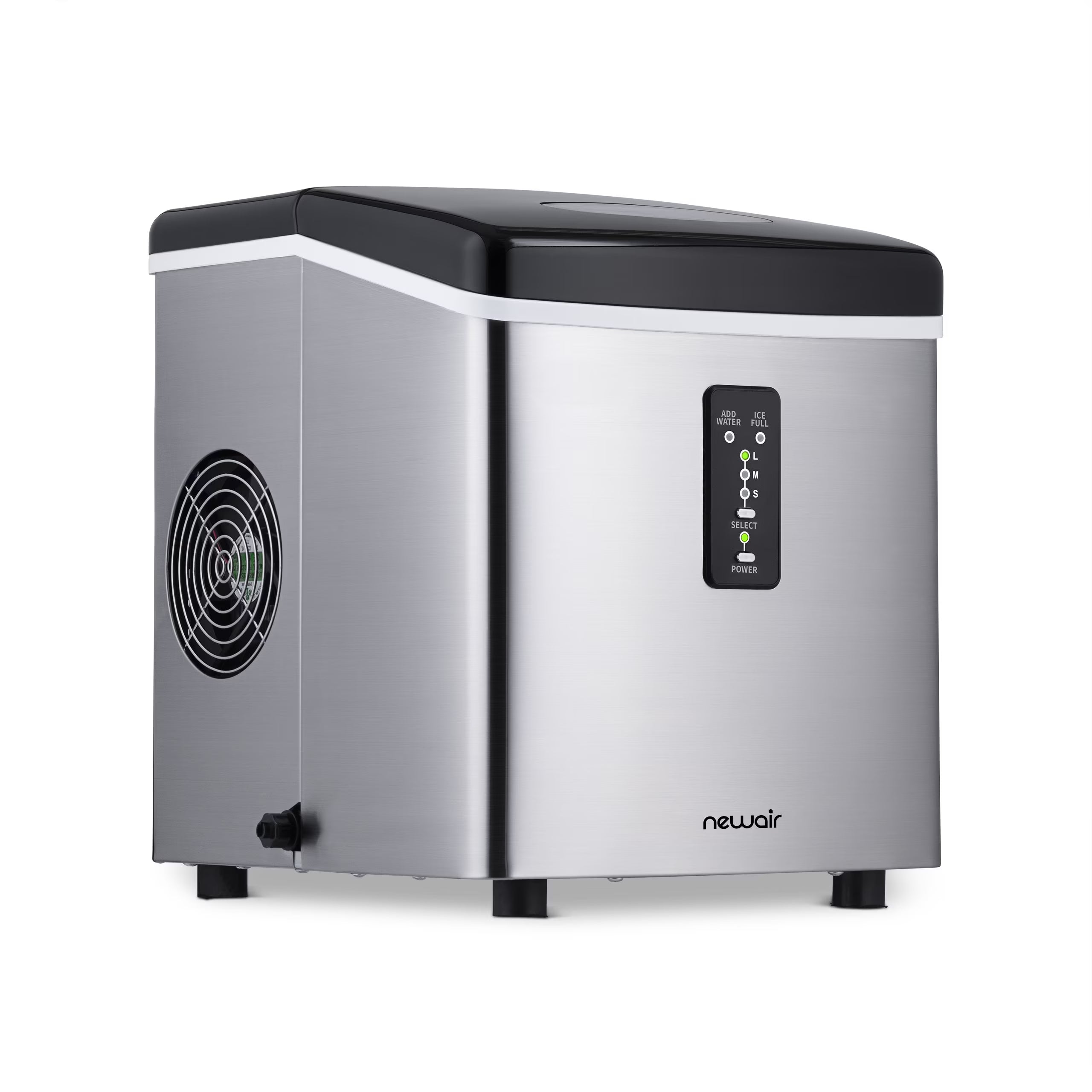 Newair | Portable Ice Maker | 28 lbs. Daily | 3 Bullet Ice Sizes, LED Display