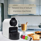 Mixpresso Espresso Machine for Nespresso Compatible Capsule, Single Serve Coffee Maker Programmable for Espresso Pods, Premium Italian 19 Bar High Pressure Pump 27oz 1400w Black Coffee Maker