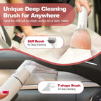 Aeitto 12Kpa Portable Furniture Water Extractor - Odor/Stain Removal, Ideal for Sofa, Carpet, Car, Pet Messes
