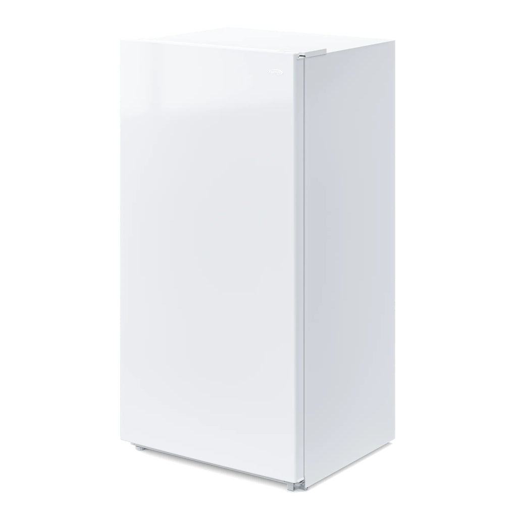 Upright Freezer/Refrigerator Convertible, 2-in-1 Appliance, Home, Dorm, and Garage Ready Fridge/Freezer Storage for Fresh or Frozen Food and Drinks, Wire Shelves and Drawer White (RUF-17C)