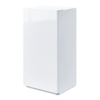 Upright Freezer/Refrigerator Convertible, 2-in-1 Appliance, Home, Dorm, and Garage Ready Fridge/Freezer Storage for Fresh or Frozen Food and Drinks, Wire Shelves and Drawer White (RUF-17C)