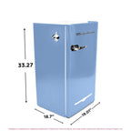 Frigidaire EFR376-C-PINK 3.2-Cu.-Ft. 65-Watt Retro Bar Fridge with Side Bottle Opener (Pink)