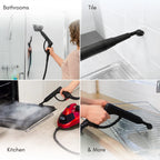 Ewbank Dynamo Multi-Tool Steam Cleaner, Multipurpose with Attachments, For Floors, Carpets, Bathrooms, Kitchens, Windows, and More, Chemical-Free Cleaning, Portable, 1500 W