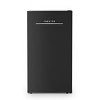 Frestec 3.2 Cu ft One Door Mini Fridge, Estar, Stainless Steel Look, New