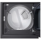 LG 27 Inch Rear Control Gas Dryer with 7.3 cu ft. Ultra Capacity, AI Sensor Dry, Quiet Operation in Black DLG8201L