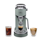 De'Longhi Dedica Duo Espresso Machine, Compact Size with Built in Frother for Latte Art, Brew Espresso, Cold Brew, Lattes & More, Stainless Steel