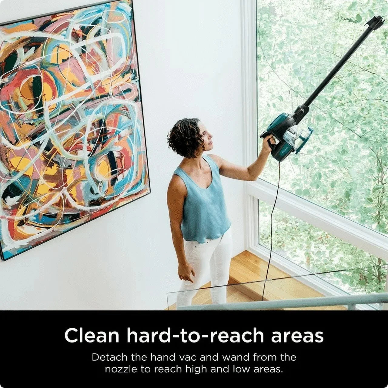 Restored Shark Corded Stick Vacuum, Green CS110EM (Refurbished)
