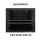 Equator 20" Electric Cooking Range 4 Ceramic Burner CONVECTION OVEN+AIR FRYER SS