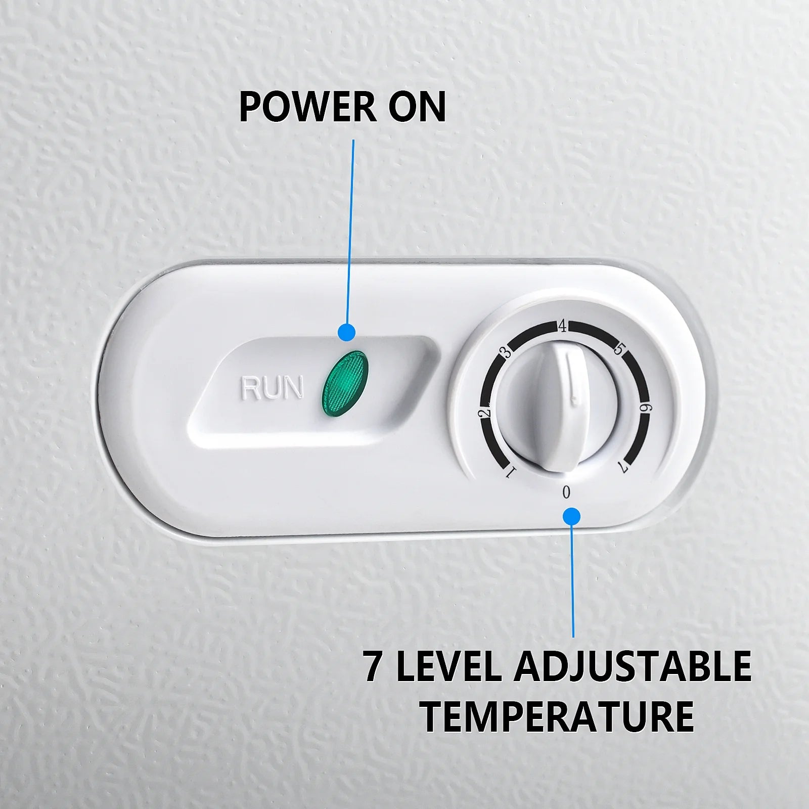 Moifoi 3.5 Cu.ft Chest Freezer w/ Removable Storage Basket & Top Open Door, Energy Saving, White