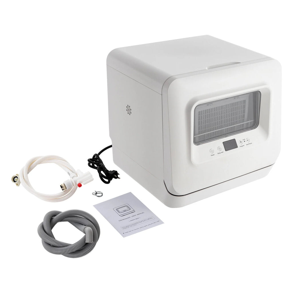 Counter Top Dishwashe, Portable Countertop Dishwashers, Mini Dishwasher 3-in-1 Cups Dishwasher