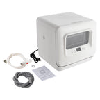 Counter Top Dishwashe, Portable Countertop Dishwashers, Mini Dishwasher 3-in-1 Cups Dishwasher