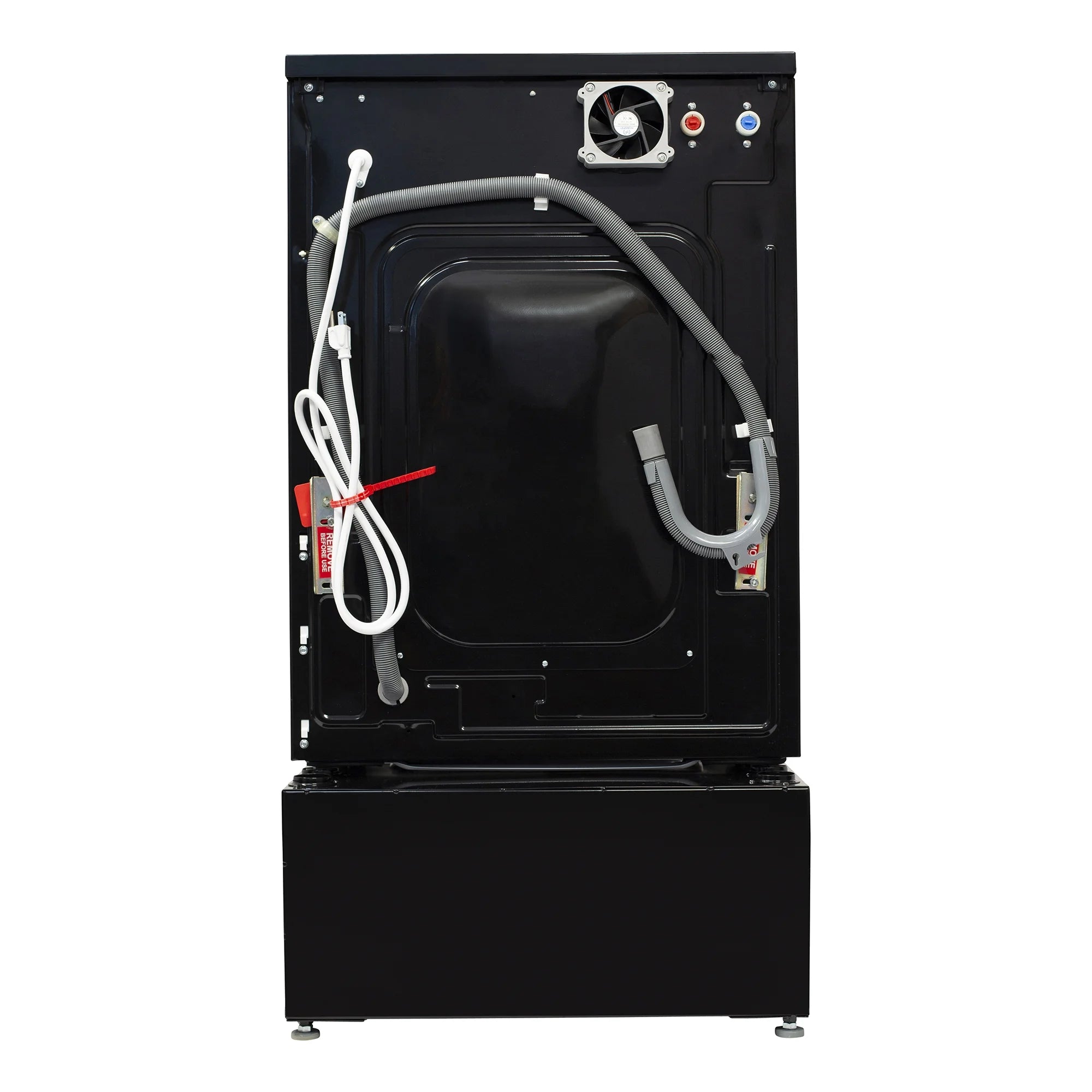 All-in-One Washer Dryer VENTED-DRY FASTER than Condense 15lb 110V + Pedestal