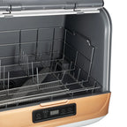 Dish washer Large Capacity Portable Washer Mini Dish Washer Compact Counter-top for clean tableware, vegetables, fruits
