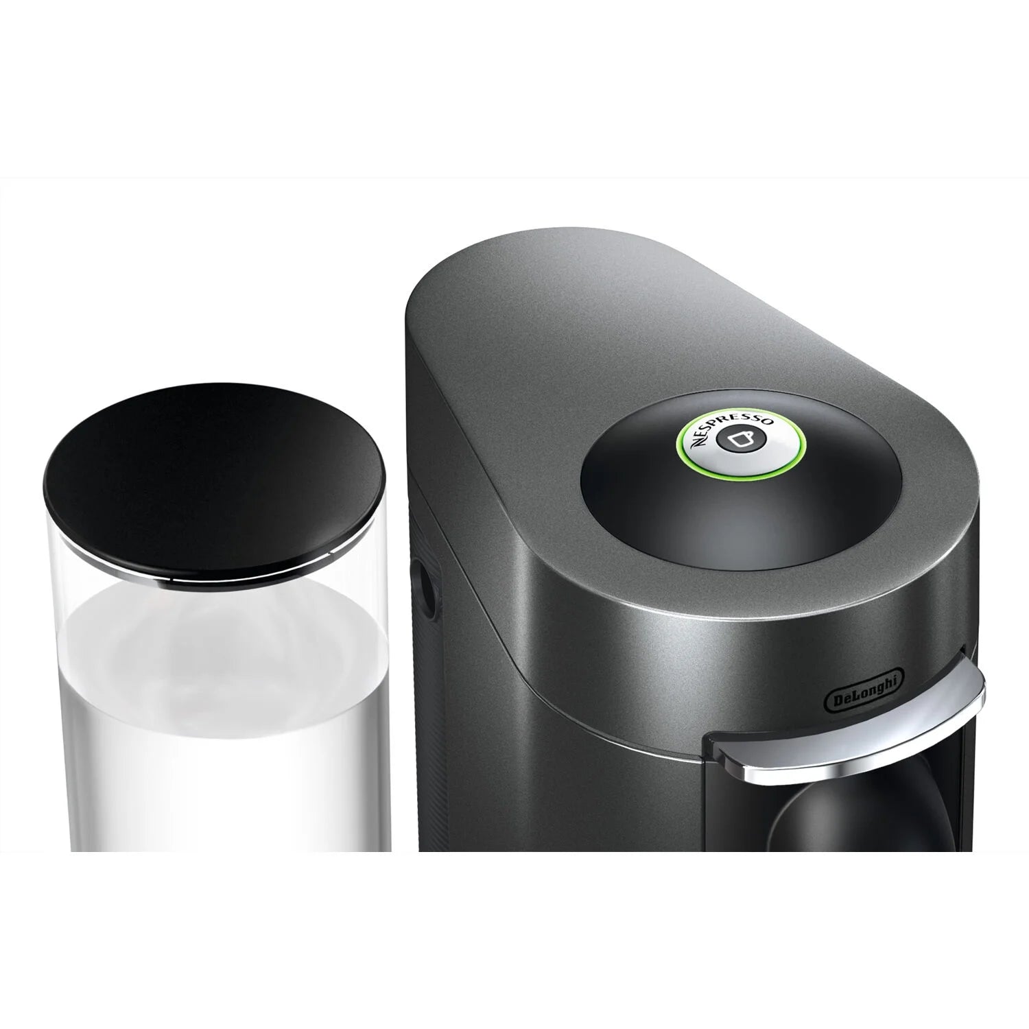 Nespresso VertuoPlus Deluxe Coffee and Espresso Maker by De'Longhi with Aeroccino, Black