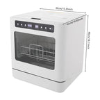 Portable Mini Dishwasher, Countertop Dishwasher, Household Mini Dishwasher for Homes, Kitchens, Small Houses, Apartments, Dormitories