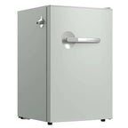 Frigidaire 4.5 cu. ft. retro compact fridge built-in side bottle opener W: 21.65" x L: 22.24" X H: 32.91" (Azure)