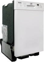 Sunpentown SD-9254WB 18 in. Energy Star Built-In Dishwasher with Heated Drying, White