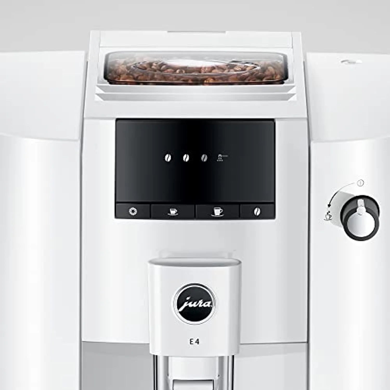 Jura E4 Automatic Coffee Machine (Piano Black)