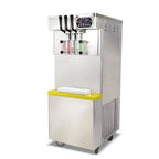 Kolice Commercial 3 Flavors Soft Serve Ice Cream Machine-Full Transparent Dispenser,Upper tanks Coolated