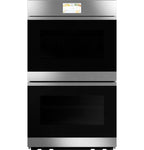 Cafe Ctd90dm2n 30" Wide 10 Cu. Ft. Double Electric Oven - Platinum Glass