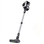 MOOSOO Stick Vacuum Cleaner, LED Display, Anti-Tangle Brush, Powerful No-Fading Suction for Pet Hair, Hard Floors and Carpet
