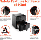 Cosori Air Fryer Oven Combo 5.8 Qt Max Xl Large Cooker