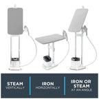 Rowenta IXEO Full Size Steamer for Clothes with Ironing Board, Garment Steamer, 65 Inch, 1500 Watts, Portable, QR1410