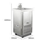 Kolice Commercial Popsicle Ice Cream Machine,Ice Bars Machine, Ice Pops Maker-Included 1 Stainless Steel Mold Set