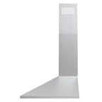 24 in. Ducted Wall Mount Range Hood in Stainless Steel with LED Lighting