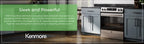 Kenmore 5.6 Cu. Ft. Front-Control 5 Element Electric Range Stove 240 Volts with Dual Ring Elements, Steam Clean, Precision Set Controls
