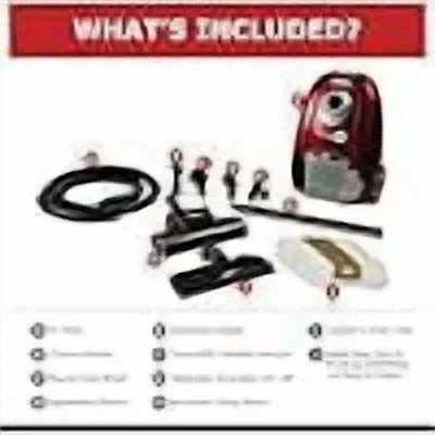 Atrix AHC Turbo Red HEPA 6-Quart Canister Vacuum, Premium Bundle
