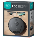 eufy Clean L50 with 4,000 Pa Ultra Strong Suction, Multi-floor Cleaning, BoostIQ�? Customizable Mapping T2265Z11, New