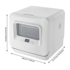 Portable Compact Countertop Mini Dishwasher with Water Tank Leak-Proof Air Dry
