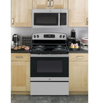 GE JVM3160RFSS 30 Over-the-Range Microwave Oven with 1.6 cu. ft. Capacity 2-Speed 300 CFM Venting in Stainless Steel