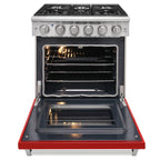 KOSTCH 30-in 5 burners 4.55-cu ft Convection Oven Freestanding Liquid Propane Gas Range ( Stainless steel )