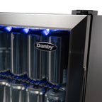 Danby 2.6 cu. ft. Free-Standing Beverage Center in Stainless Steel DBC026A1BSSDB