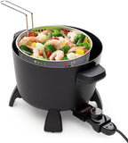 8-Quart Big Kettle, Steamer and Deep Fryer Multi-Cooker,