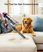Hosaud Cordless Vacuum Cleaner - 45000pa 550W 55mins 2600mAh Lightweight Stick Vacuum Cleaners for Home Pet Hair Carpet Floor Purple