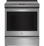 GE Profile 30 in 5.3 cu ft Slide-In Electric Induction Range in Stainless Steel