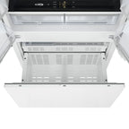 36 In. Panel Ready French Door Refrigerator With Ice maker, water dispenser, Frost Free . 19.6 total cubic feet