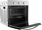 Empava 24" Single Wall Oven with 6 Cooking Functions and Mechanical Knobs Control in Stainless Steel, 24 Inch