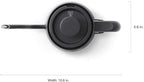 BALMUDA The Kettle | Electric Gooseneck Kettle | Lightweight | Stainless Steel | 0.6L (20fl oz) Capacity | Neon Light Indicator | Perfect for Tea and Coffee | US Version | Black