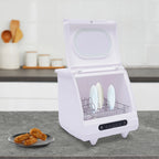 Portable Countertop Dishwasher 5 Washing Programs with Water Tank Leak-Proof Dry