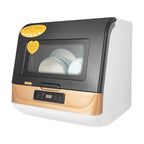 Dish washer Large Capacity Portable Washer Mini Dish Washer Compact Counter-top for clean tableware, vegetables, fruits